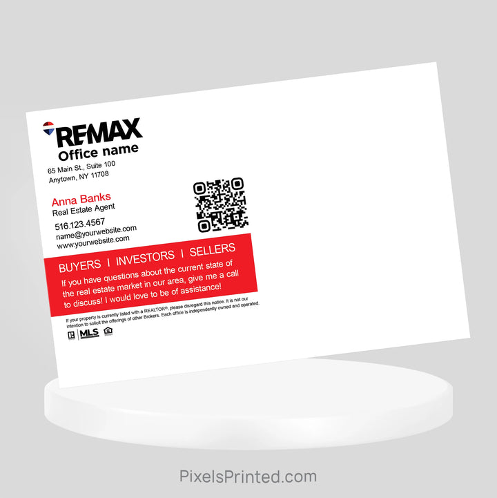 remax real estate fall marketing postcards
