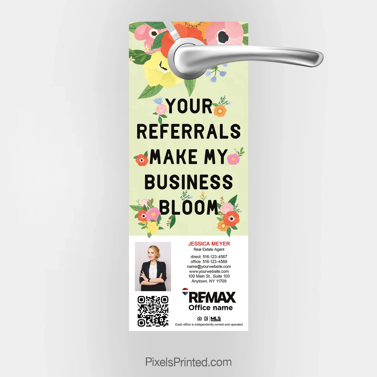 REMAX real estate spring market door hangers PixelsPrinted 