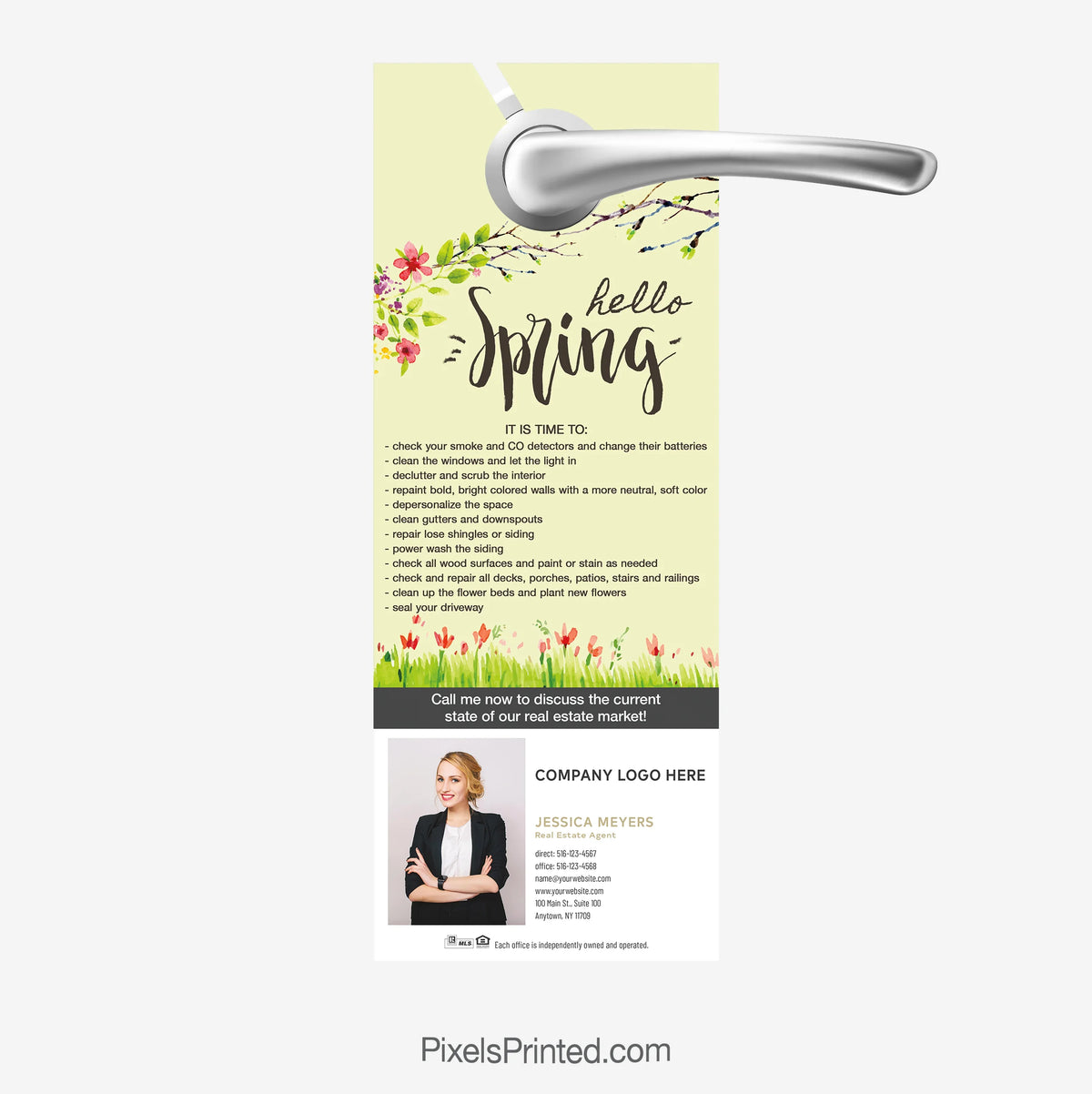 Century 21 real estate spring maintenance tips door hangers
