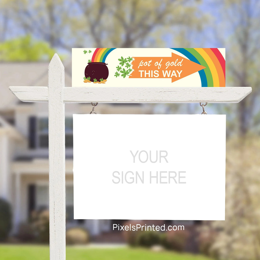 St. Patrick's Day sign riders PixelsPrinted 