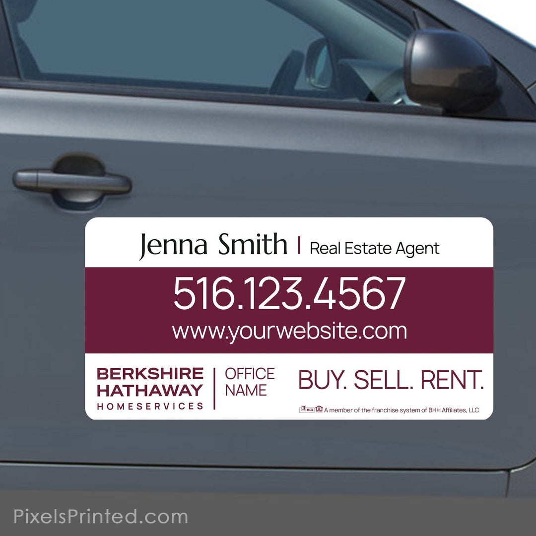 Berkshire Hathaway car magnets - 12”x24" PixelsPrinted 