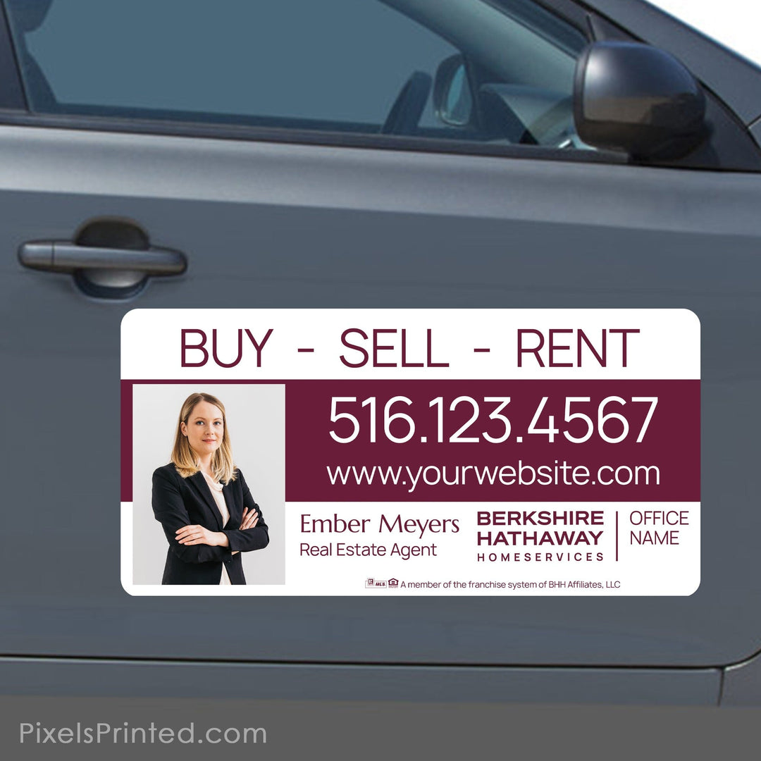 Berkshire Hathaway car magnets - 12”x24" PixelsPrinted 