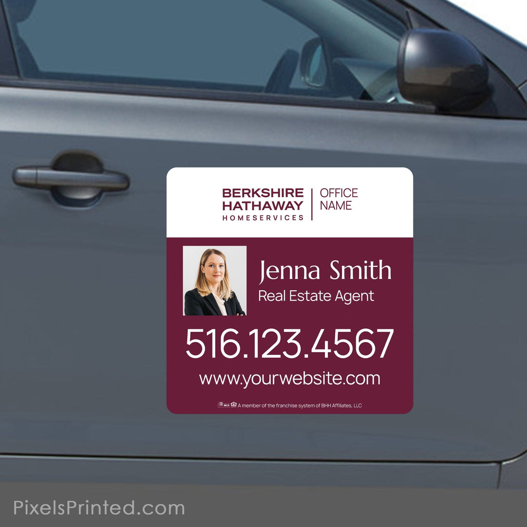 Berkshire Hathaway car magnets - 18”x18" PixelsPrinted 