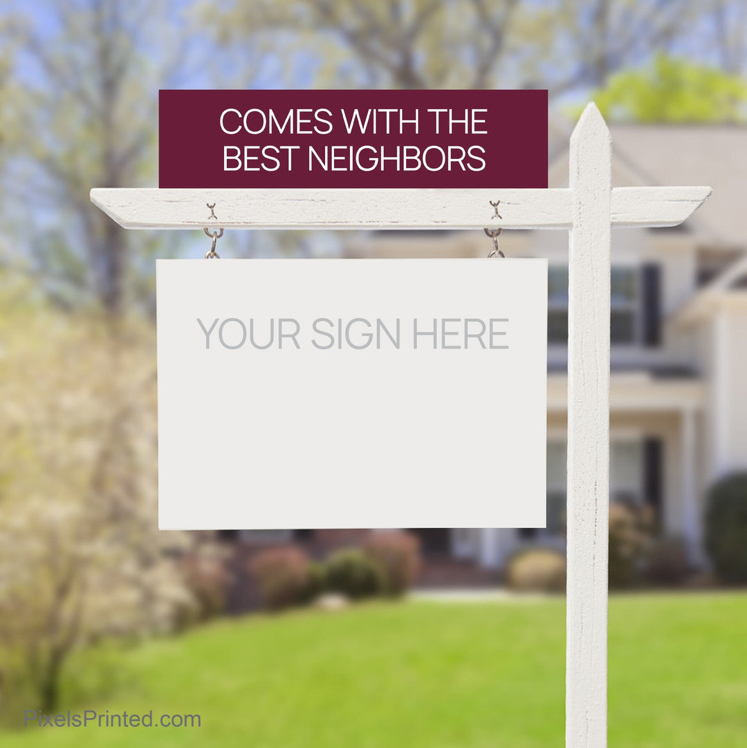 Berkshire Hathaway sign riders PixelsPrinted 