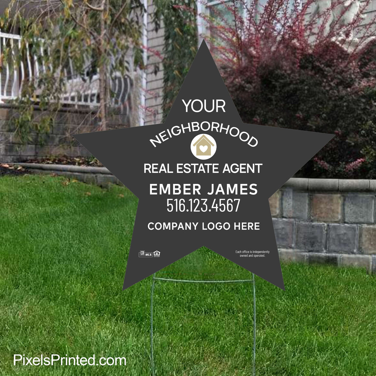 Century 21 your neighborhood agent yard signs yard signs PixelsPrinted 