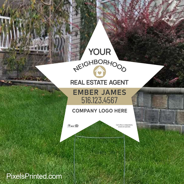 Century 21 your neighborhood agent yard signs yard signs PixelsPrinted 