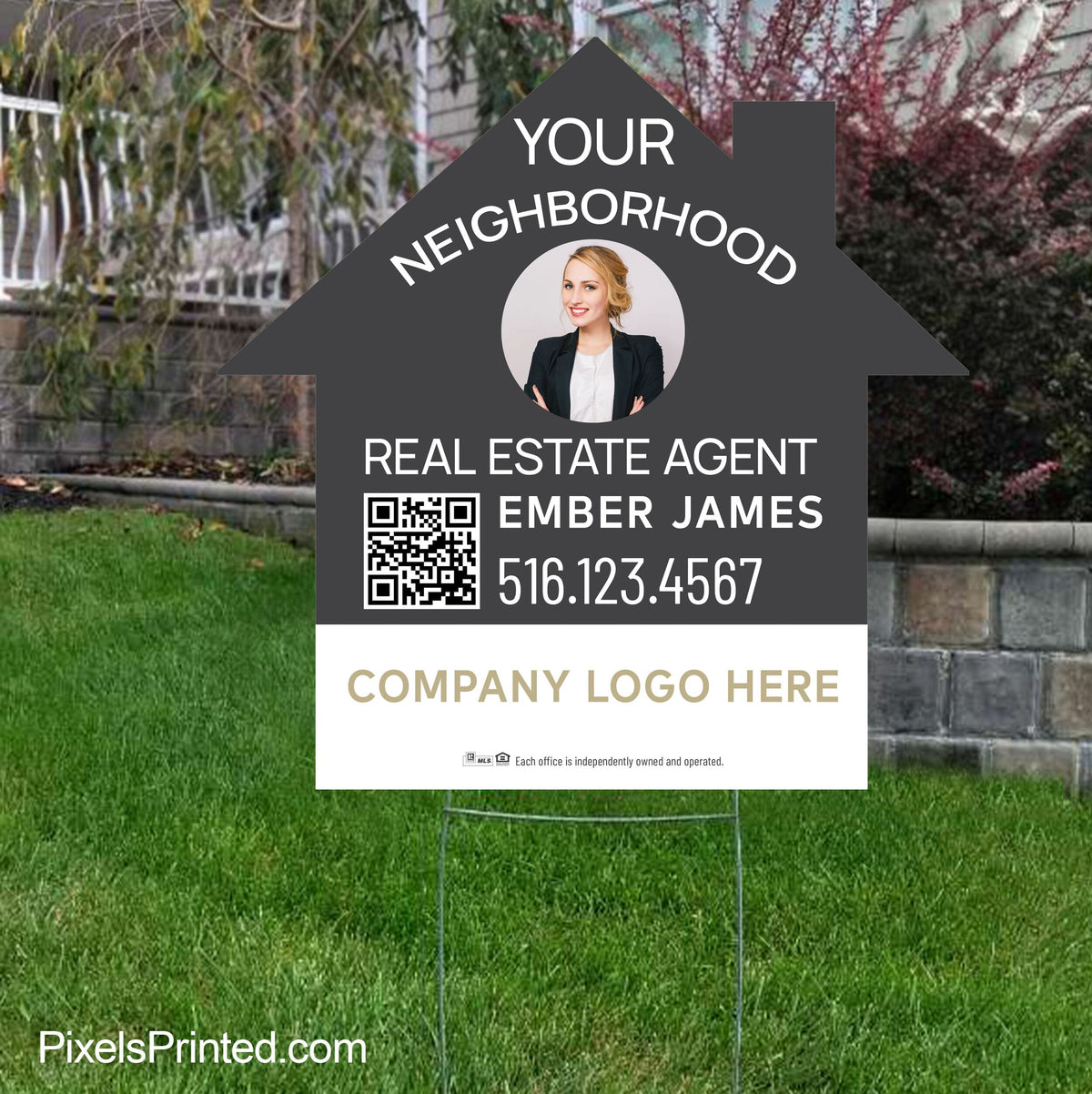 Century 21 your neighborhood agent yard signs yard signs PixelsPrinted 