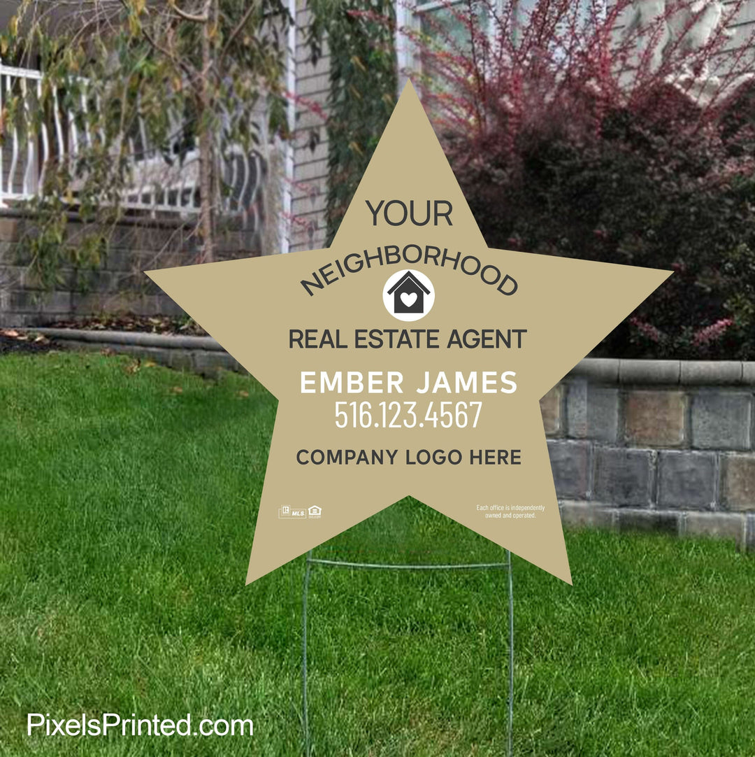 Century 21 your neighborhood agent yard signs yard signs PixelsPrinted 
