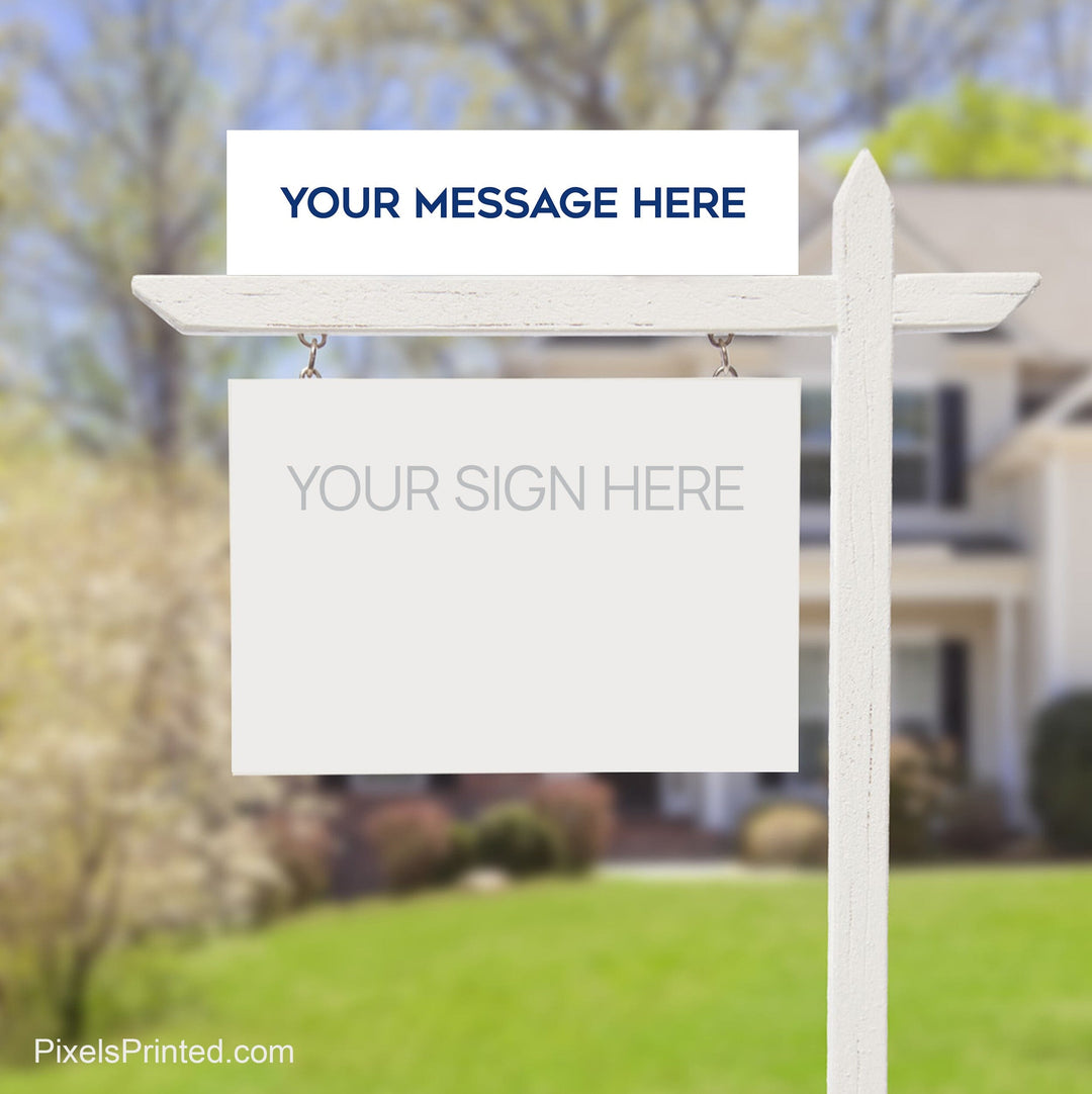 Coldwell Banker custom design sign riders PixelsPrinted 