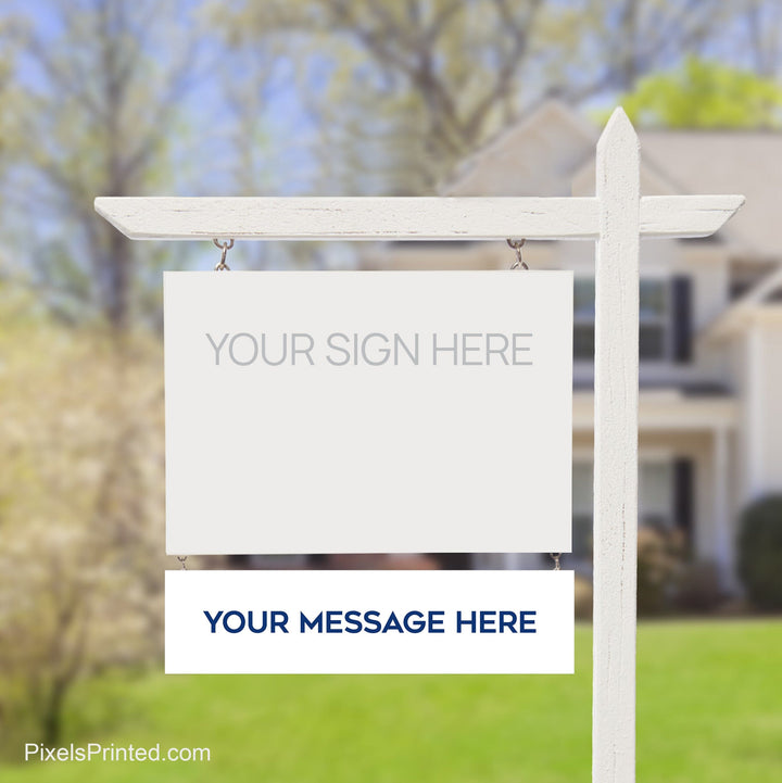Coldwell Banker custom design sign riders PixelsPrinted 