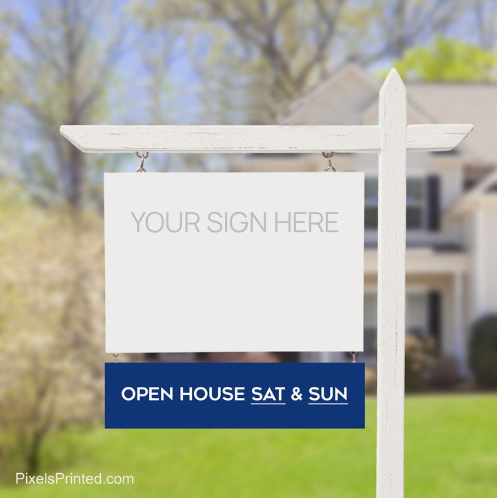 Coldwell Banker open house sign riders PixelsPrinted 