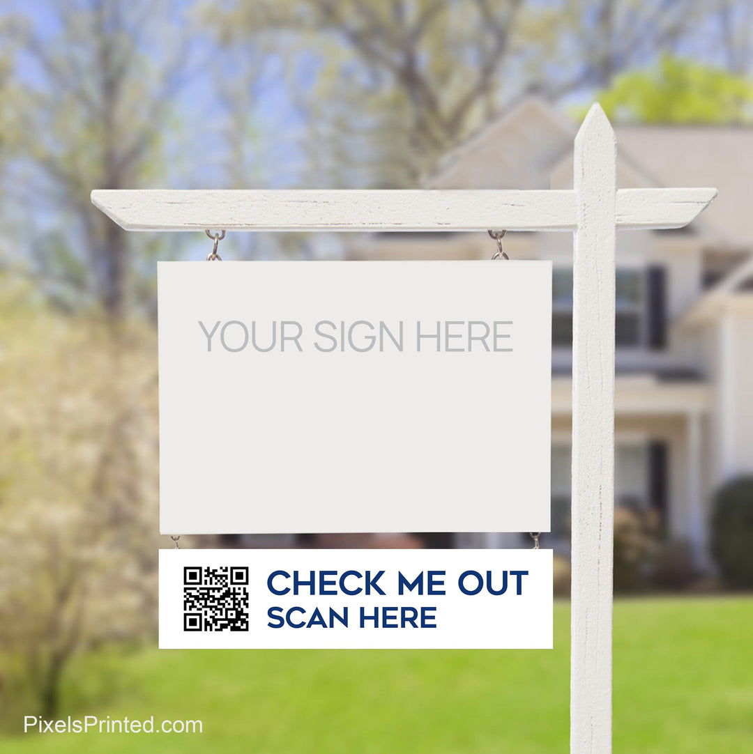 Coldwell Banker QR code sign riders PixelsPrinted 