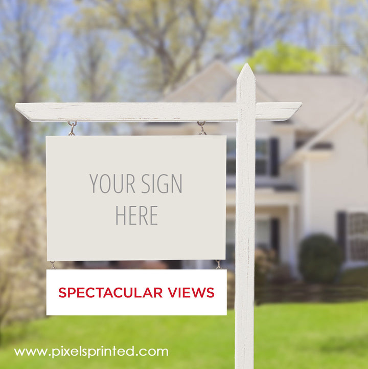 ERA real estate great views sign riders PixelsPrinted 