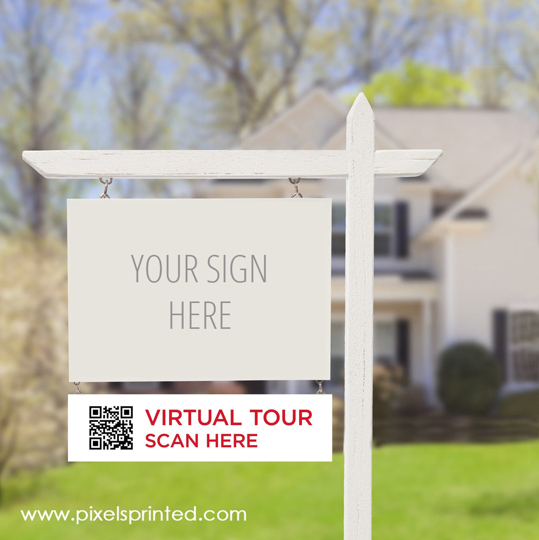 ERA real estate QR code sign riders PixelsPrinted 