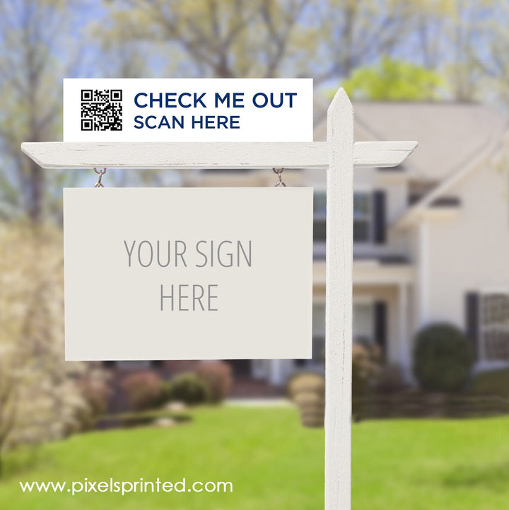 ERA real estate QR code sign riders PixelsPrinted 