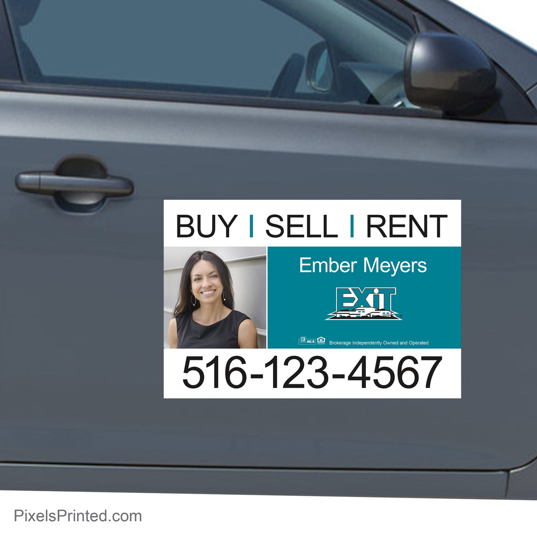 EXIT realty car decals PixelsPrinted 
