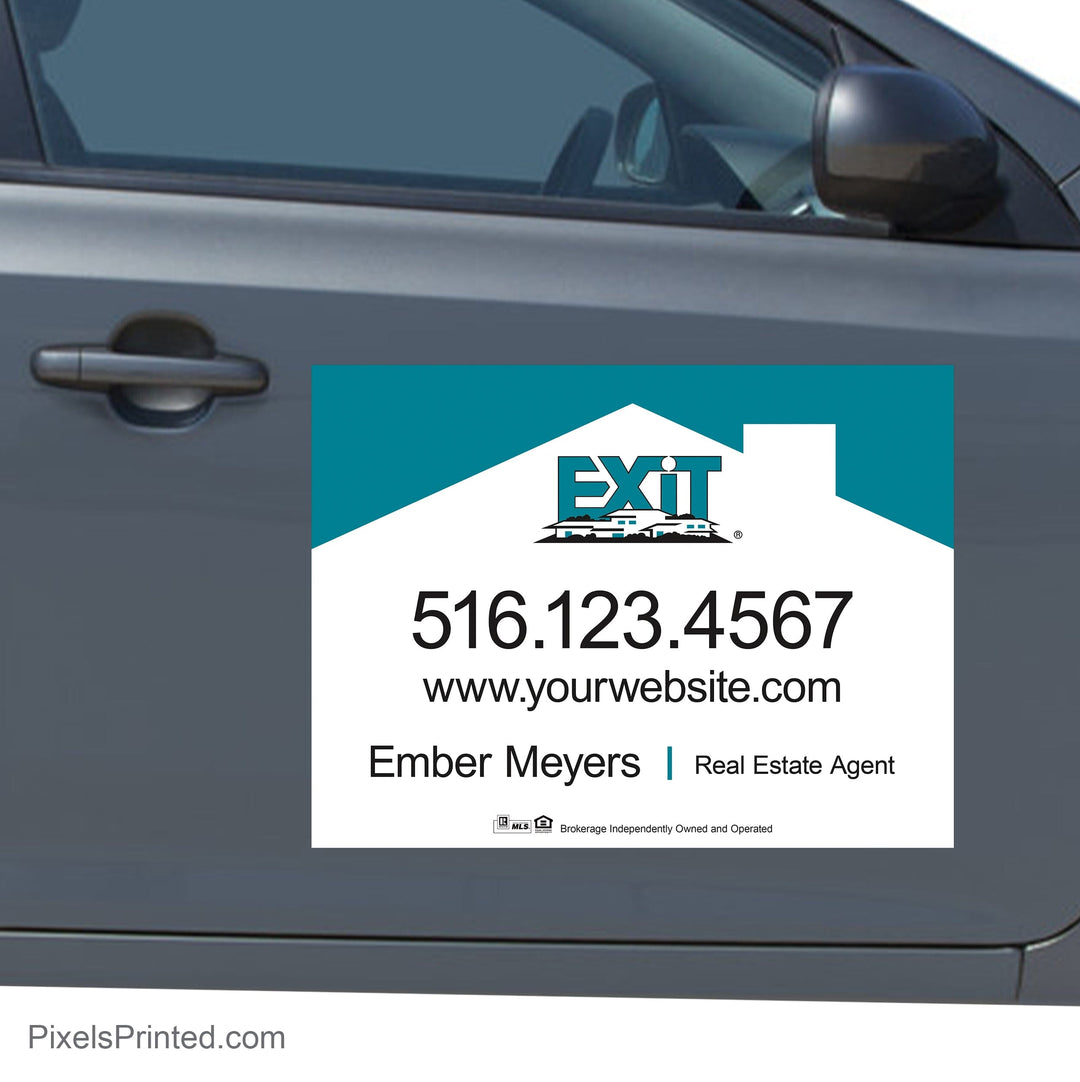 EXIT realty car decals PixelsPrinted 