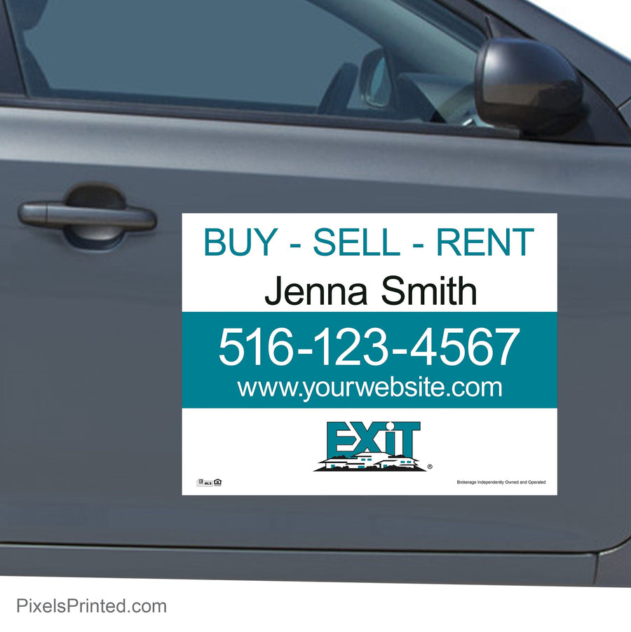 EXIT realty car decals PixelsPrinted 