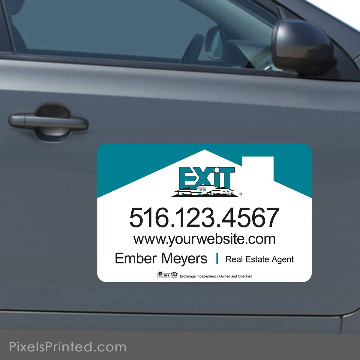 EXIT realty car magnets PixelsPrinted 