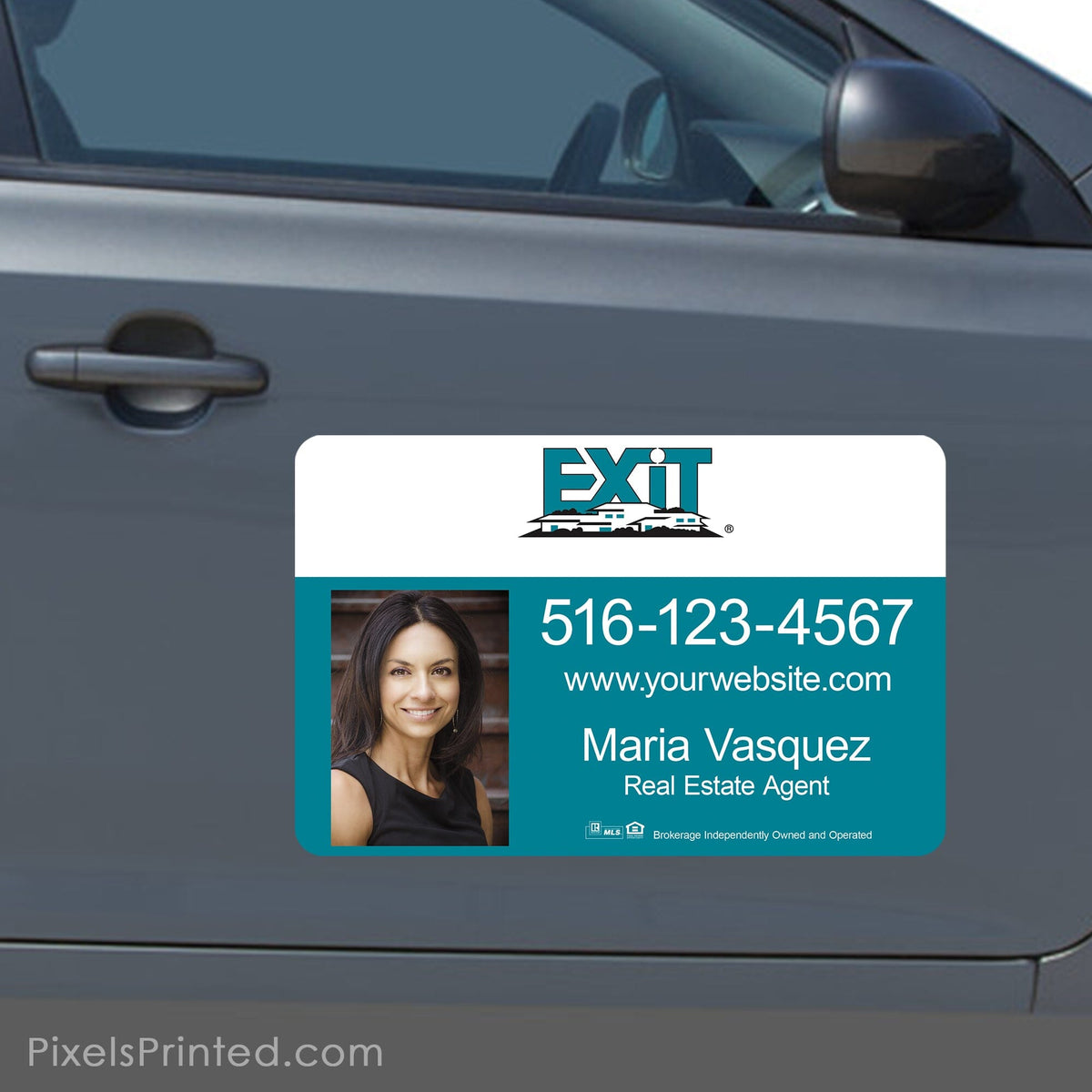 EXIT realty car magnets PixelsPrinted 