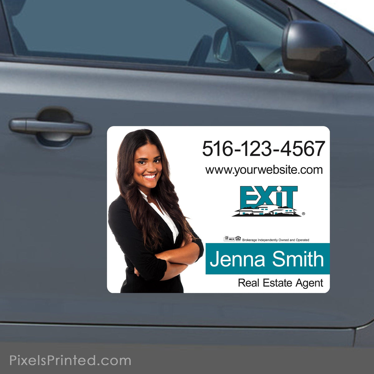EXIT realty car magnets PixelsPrinted 