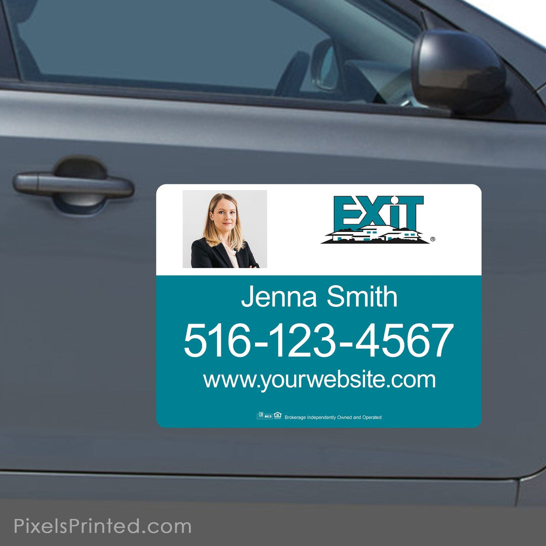 EXIT realty car magnets PixelsPrinted 