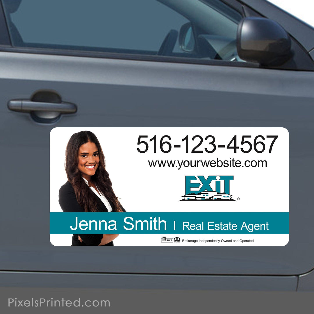 EXIT realty car magnets PixelsPrinted 