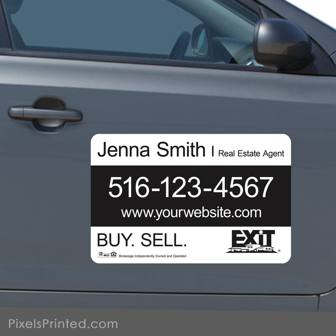 EXIT realty car magnets PixelsPrinted 