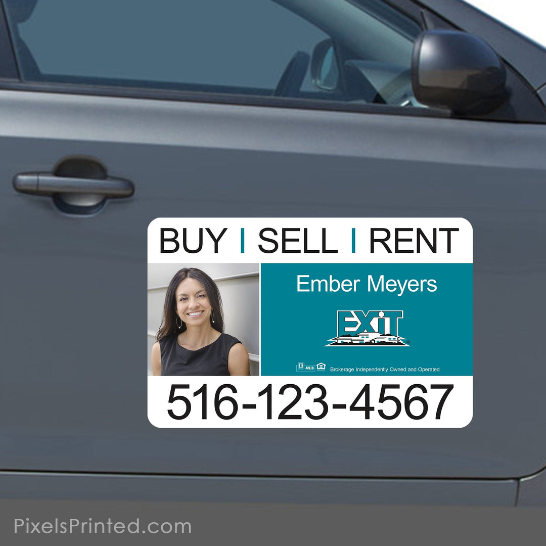 EXIT realty car magnets PixelsPrinted 