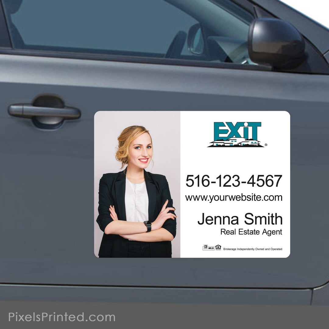 EXIT realty car magnets PixelsPrinted 