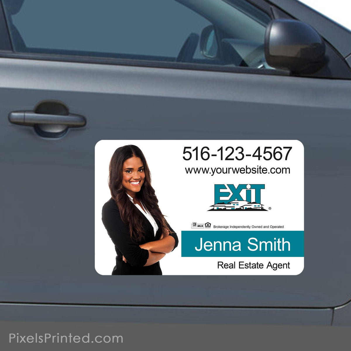 EXIT realty car magnets PixelsPrinted 