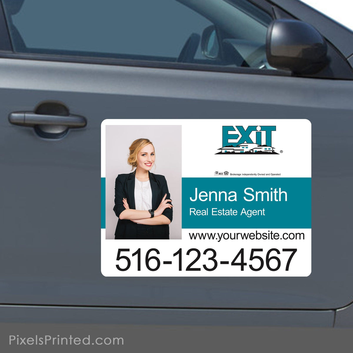 EXIT realty car magnets PixelsPrinted 