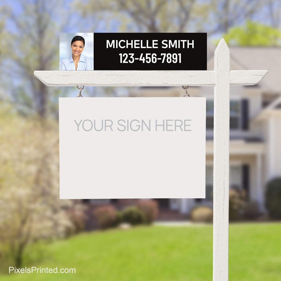 independent real estate name and number sign riders PixelsPrinted 