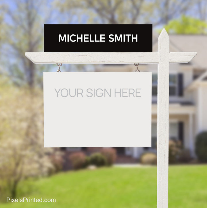 independent real estate name sign riders PixelsPrinted 