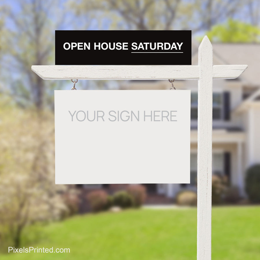 independent real estate open house sign riders PixelsPrinted 
