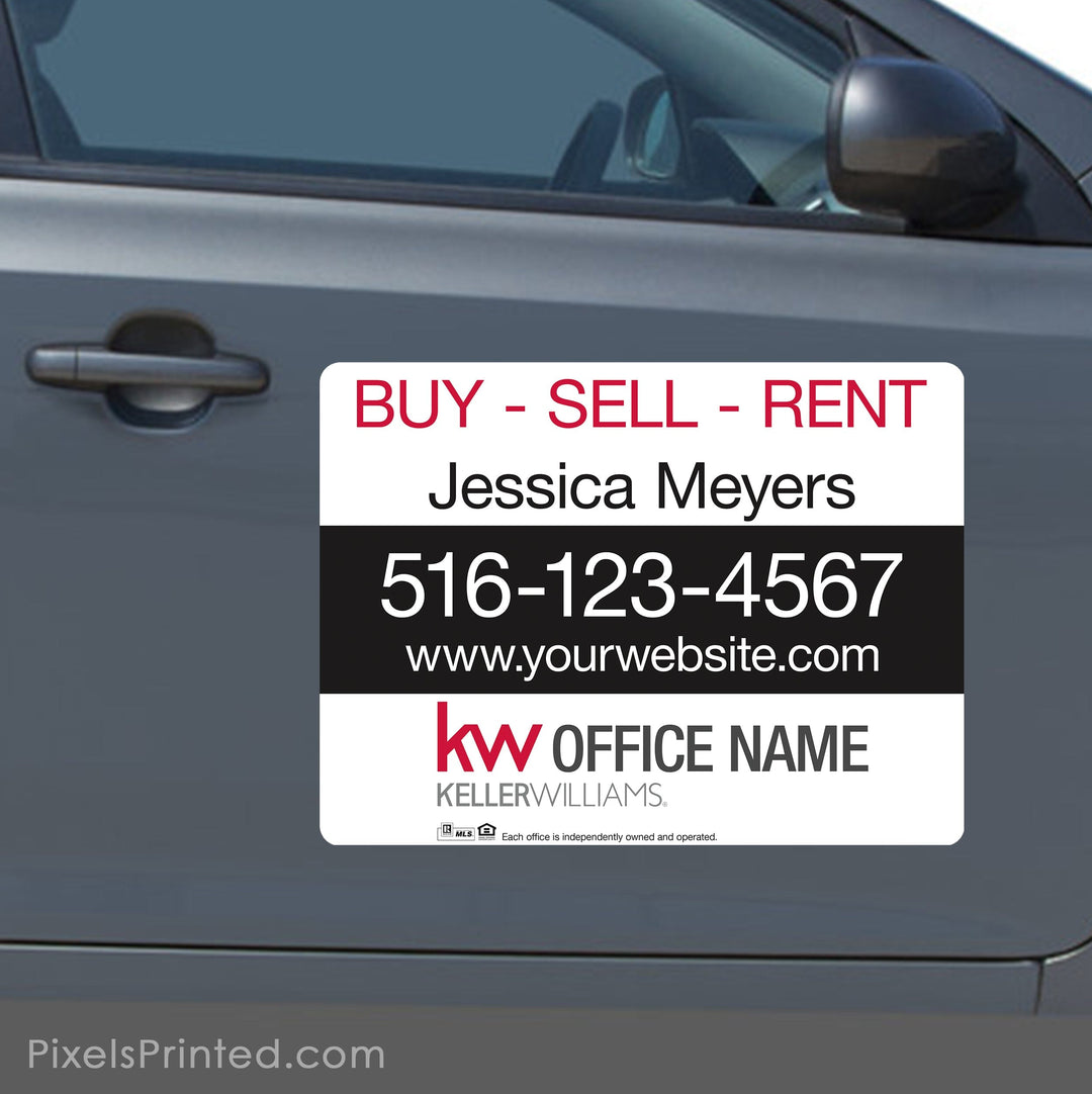 Keller Williams car magnets PixelsPrinted 