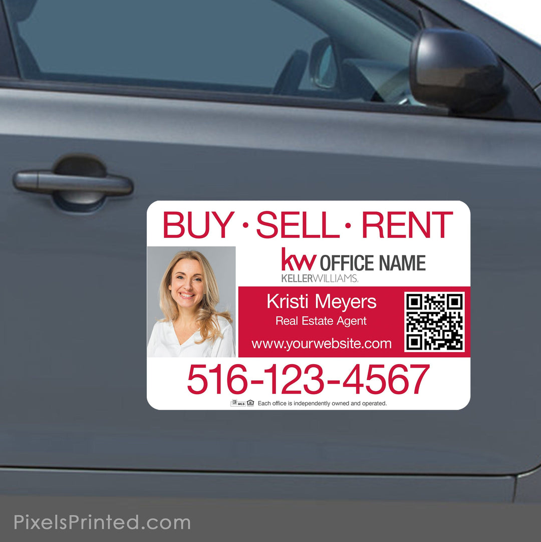 Keller Williams car magnets PixelsPrinted 