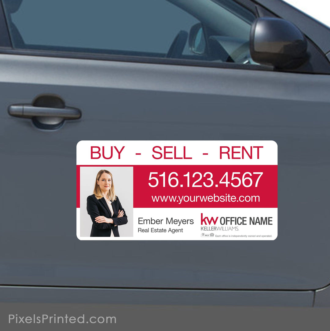 Keller Williams car magnets PixelsPrinted 