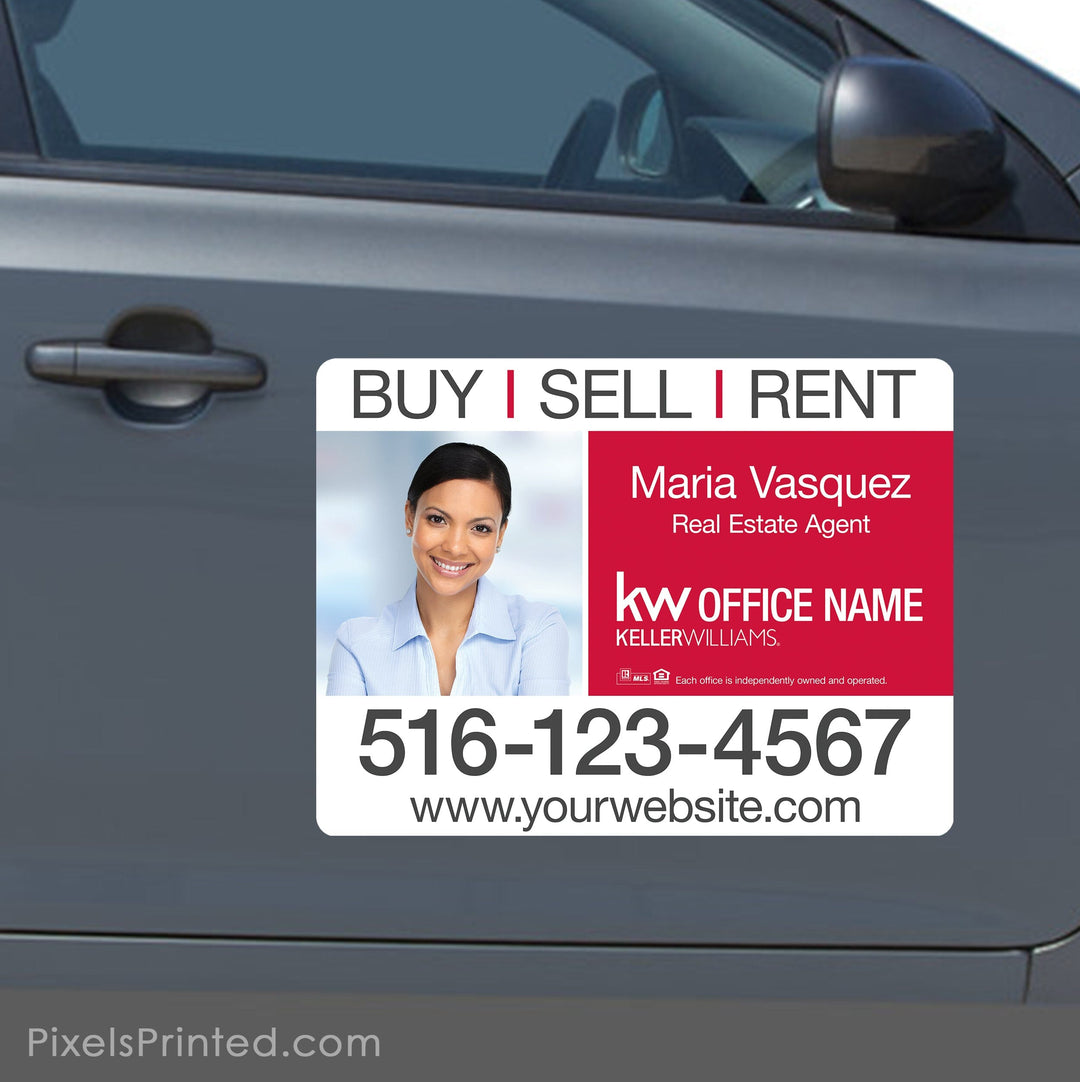 Keller Williams car magnets PixelsPrinted 