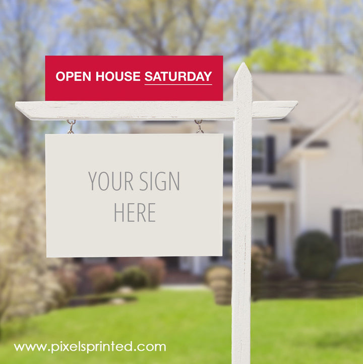 Keller Williams open house sign riders PixelsPrinted 