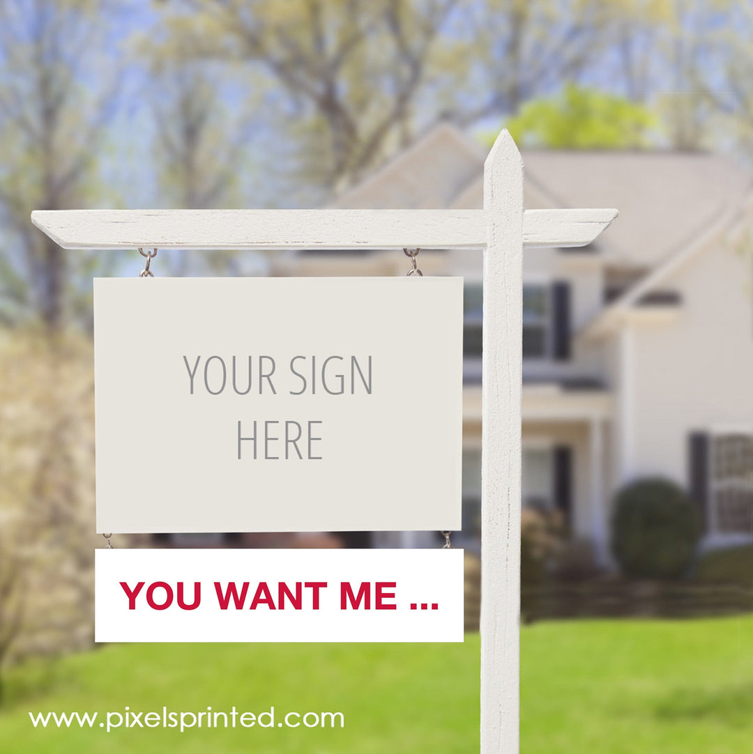 Keller Williams sign riders PixelsPrinted 