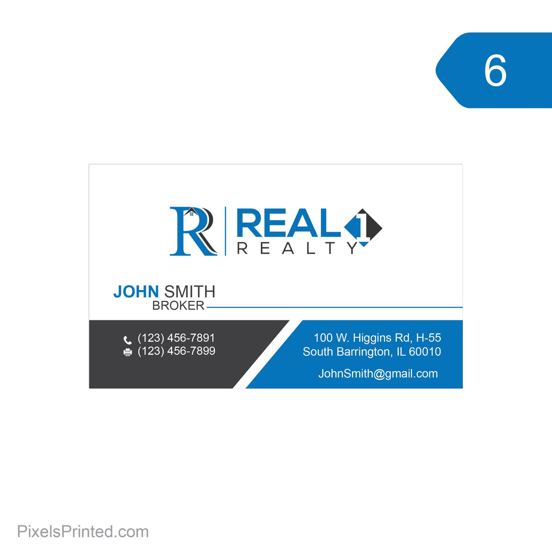 R1R custom business cards Pixels Printed 
