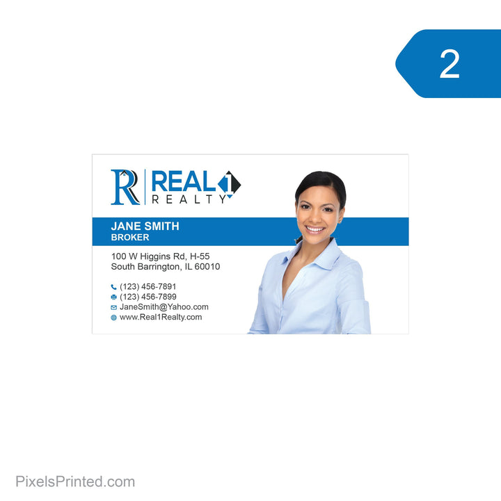 R1R custom business cards Pixels Printed 