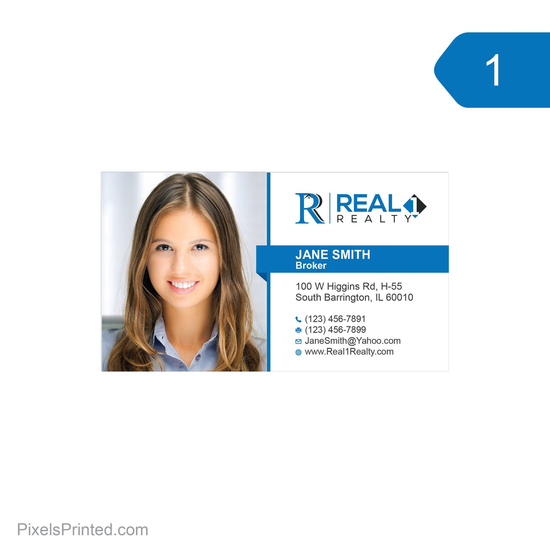 R1R custom business cards Pixels Printed 