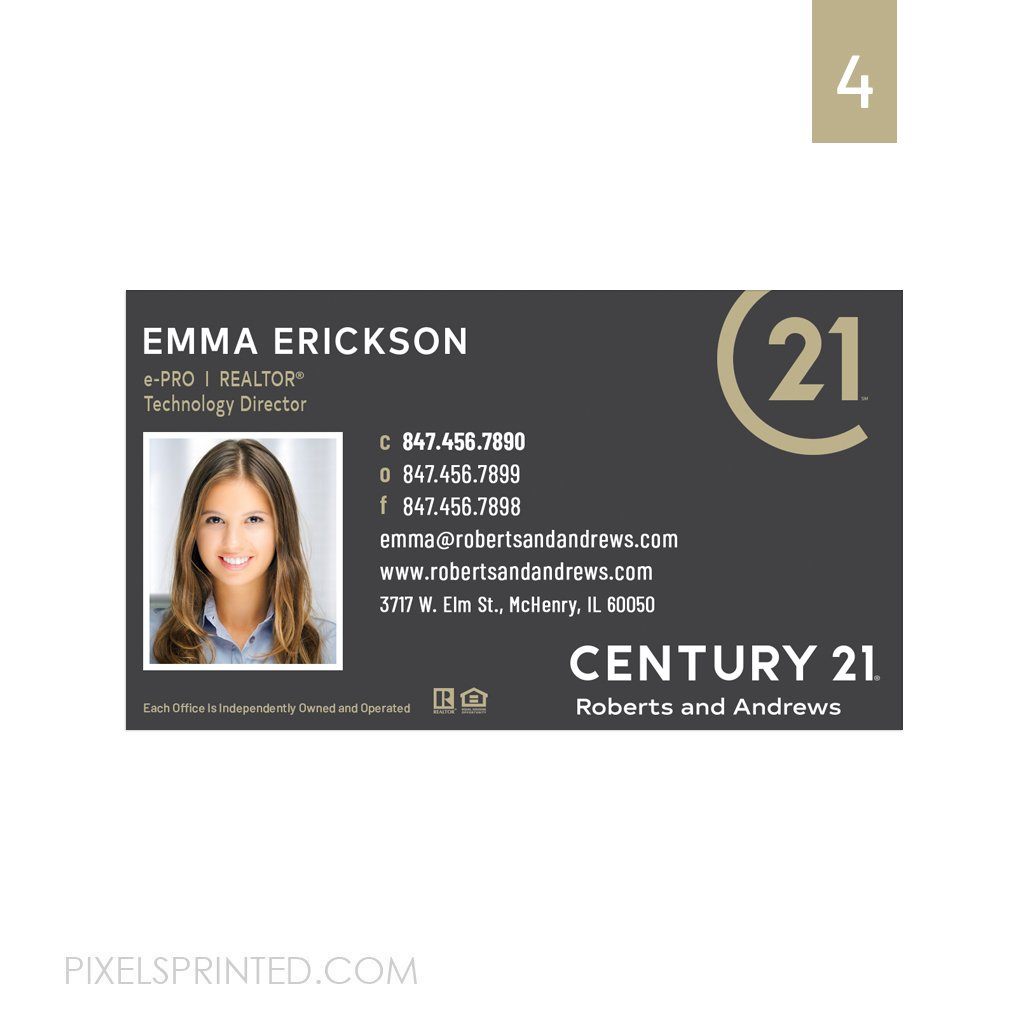 R&A custom business cards Pixels Printed 