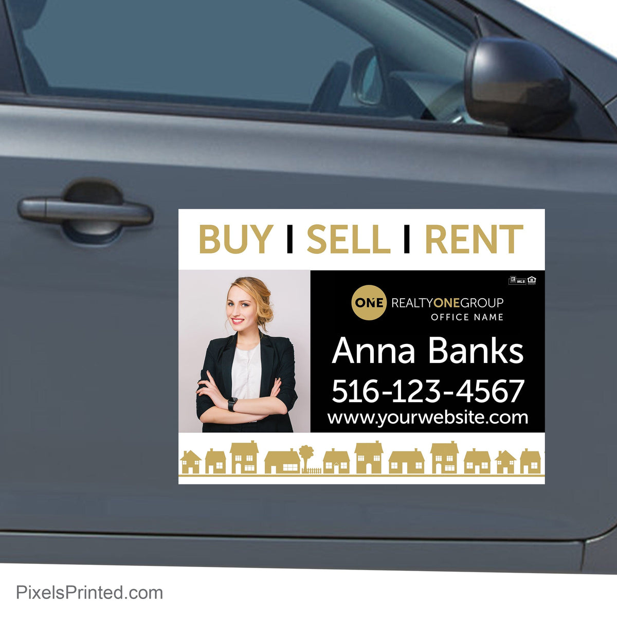 Realty ONE Group car decals PixelsPrinted 