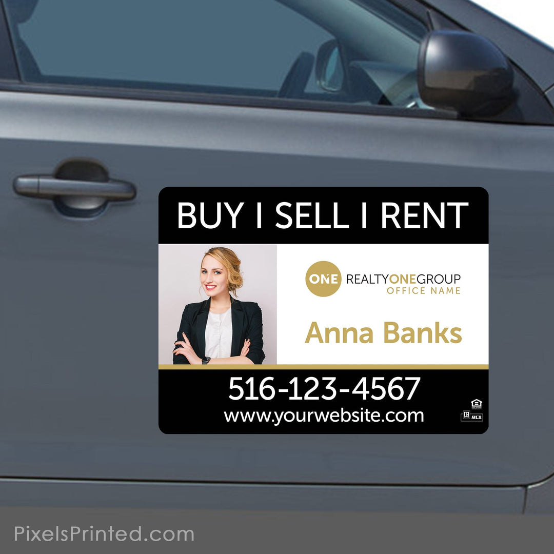 Realty ONE Group real estate car magnets PixelsPrinted 