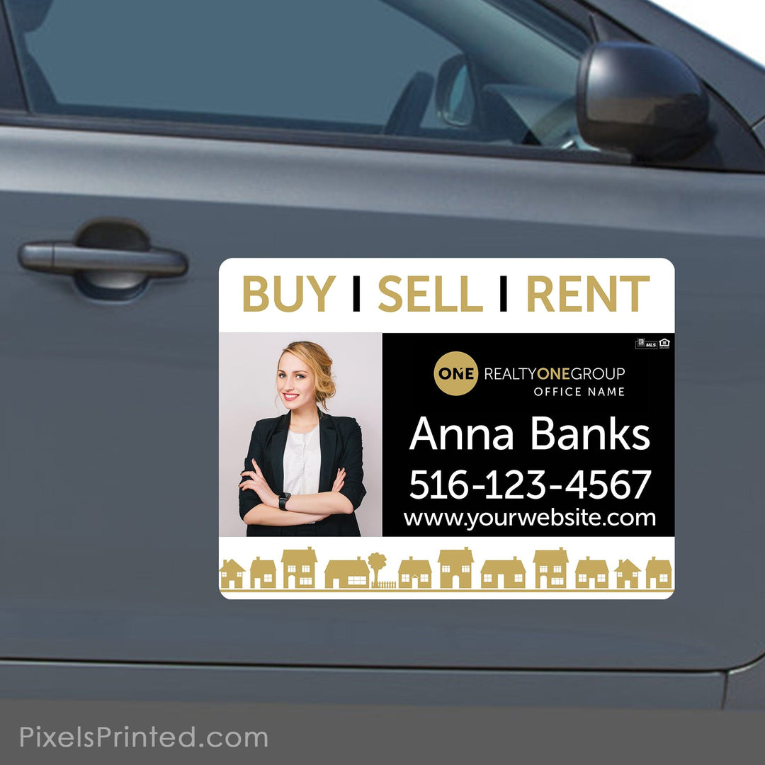 Realty ONE Group real estate car magnets PixelsPrinted 