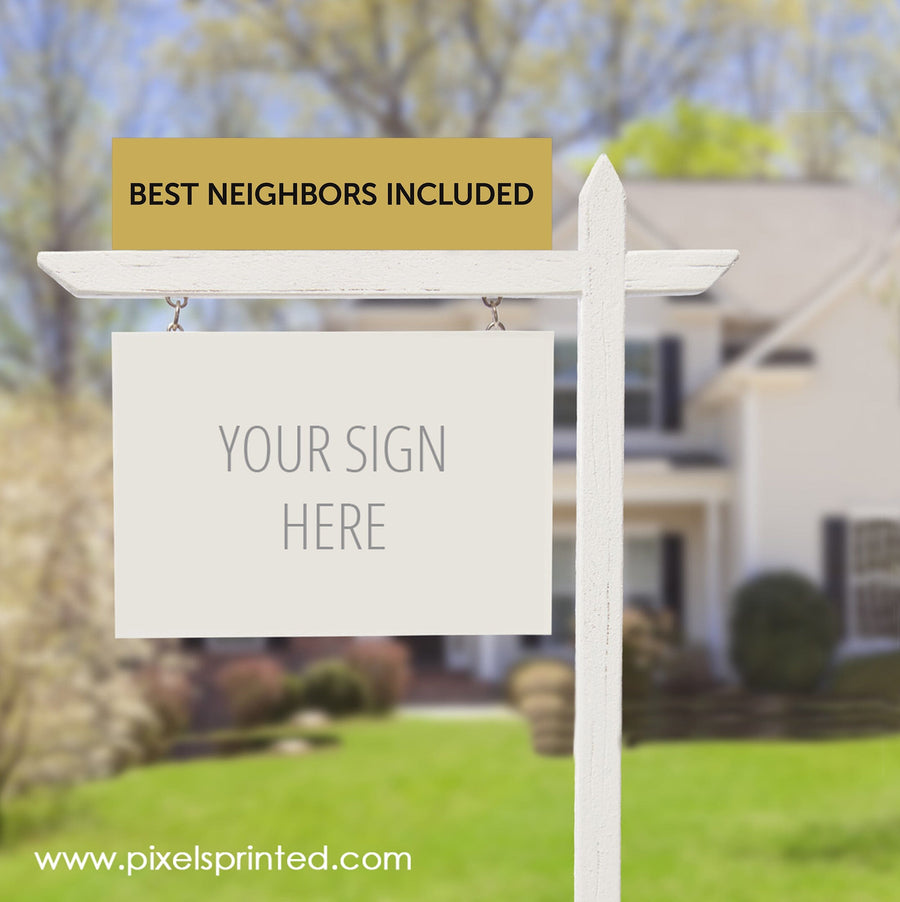 REALTY ONE GROUP sign riders PixelsPrinted 