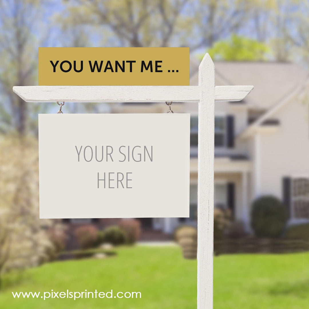 REALTY ONE GROUP sign riders PixelsPrinted 
